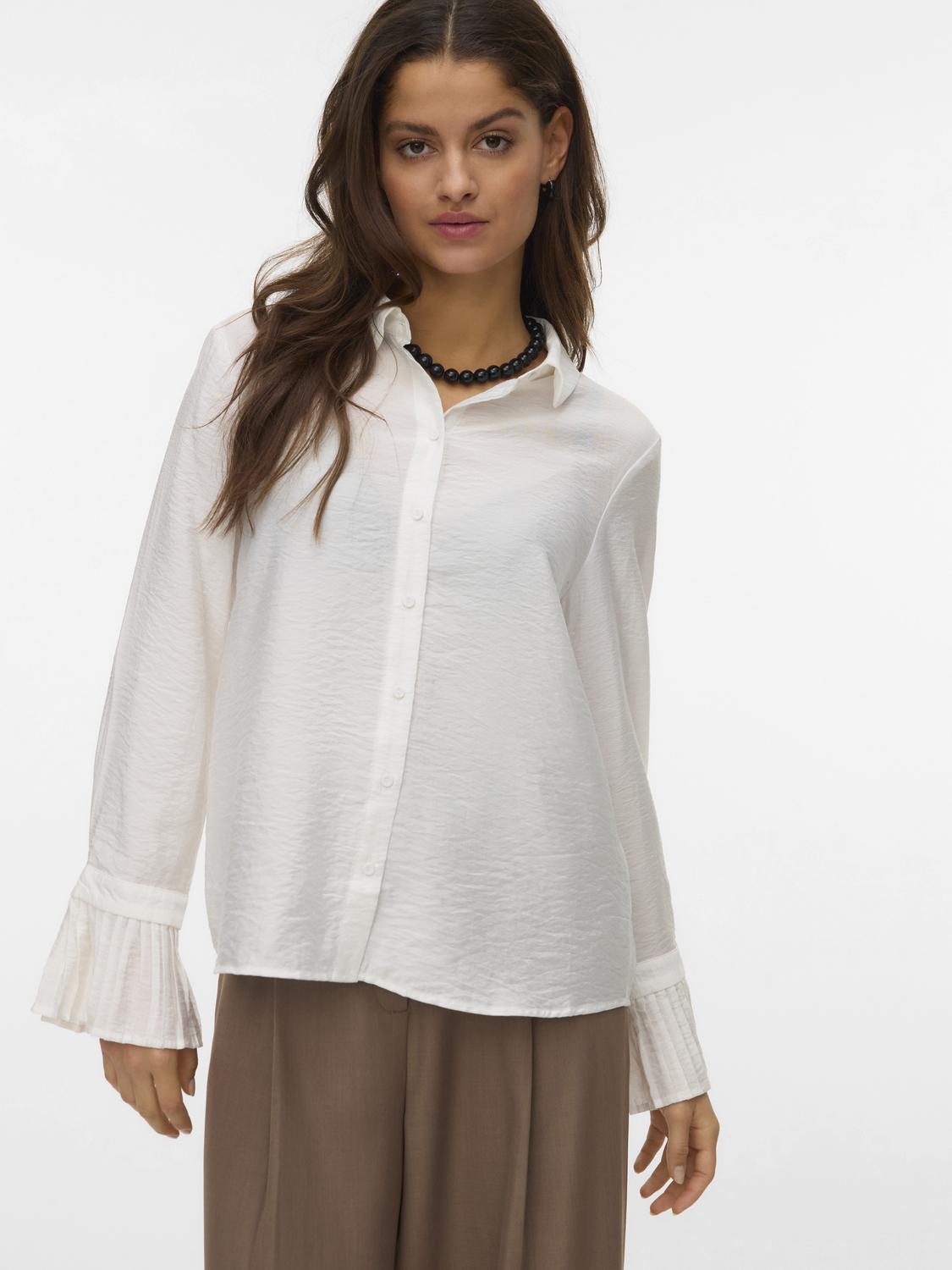 VMPLISSI Shirt - Snow White - VERO MODA & VILA Bergvik